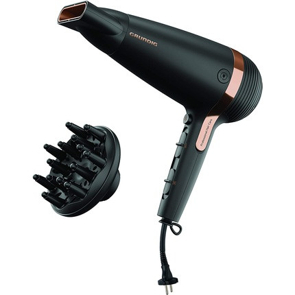 GRUNDIG HD 7081 Hair Dryer with Retractable Cable Naturashine 2100W