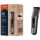 GRUNDIG ProClub MC 8030 Hair and Beard Trimmer with BeardCare Sensor Titanium Blades Technology 2 Combs Wet & Dry Dark Matt Chrome/Red