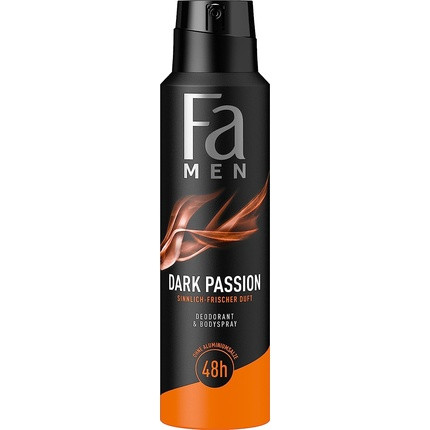 Fa Men Dark Passion Deodorant and Body Spray 48h Protection 150ml