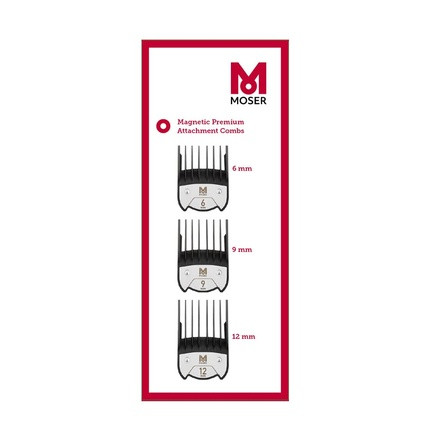 Moser Magnetic Comb Set 3 Pieces