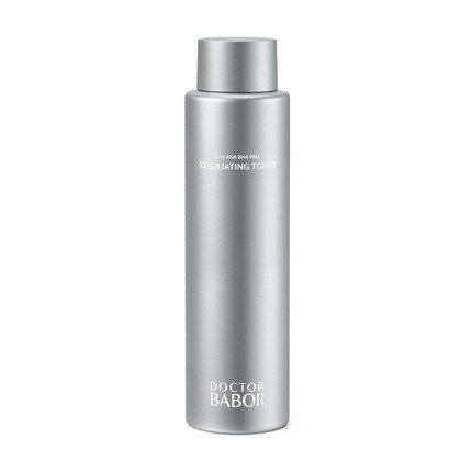 DOCTOR BABOR Exfoliating Toner for Impure and Oily Skin Anti-Pimple and Pore Refining with AHA, BHA and PAD 200ml