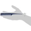 Comair Blue Profi-Line 502 Handle Comb with Teasing Teeth