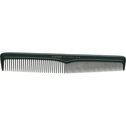 Comair 7000337 Hair Cutting Comb 401 Carbon Profi Line Slight Bevel Slight Inclination