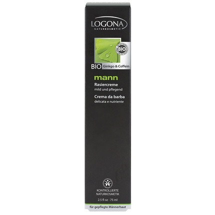 Logona Men Shaving Cream 2.5 Fluid Ounce