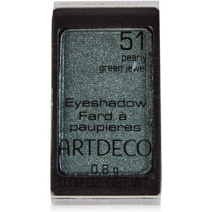 ARTDECO Eyeshadow Color-Intense Long-Lasting Silver, White, Pearl 1g - Shade 51 Pearly Green Jewel