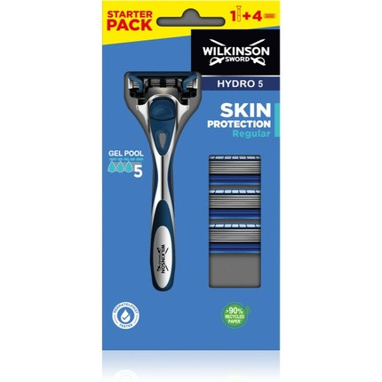 WILKINSON Hydro5 Skin Protection Regular Razor with 3 Replacement Blades