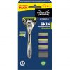 Wilkinson Sword Hydro 5 Skin Protection For Men Hydrating Gel and Precision Trimmer Razor Handle 4 Blade Refills 4 Piece Set