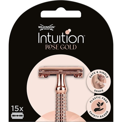 Wilkinson Sword Intuition Rose Gold Blades 15 Units