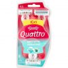 Wilkinson Sword Quattro for Women Sensitive Women's Disposable Razors 4 Pieces