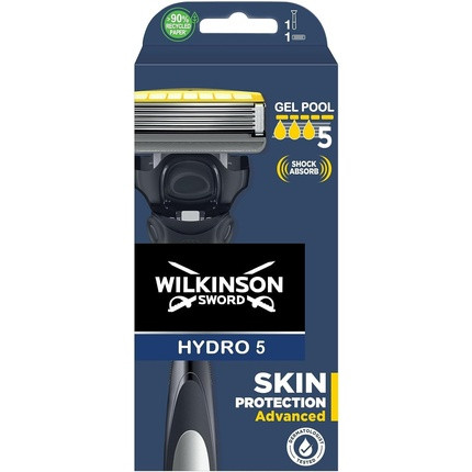 Wilkinson Sword Hydro 5 Skin Protection For Men Advanced Razor Handle + 1 Blade Refill