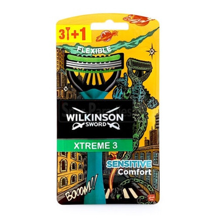 Wilkinson Xtreme 3 Sensitive Comfort Disposable Razor Wet Shaver