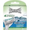 Wilkinson Sword Quattro Titanium Sensitive Refill Razor Blade Cartridges - Pack of 8