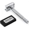 Wilkinson Sword Double Edge For Men Premium Stainless Steel Safety Razor with Razor Handle and 5 Blade Refills