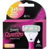 Wilkinson Sword Quattro for Women Sensitive Razor Blades 4 count