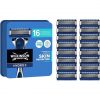 Wilkinson Sword Hydro 5 Razor Blades for Men - Carbon Coated, Hydrating Gel & Precision Trimmer - Pack of 16