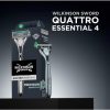 Wilkinson Sword Quattro Essential 4 for Men Sensitive Titanium 12 Razors