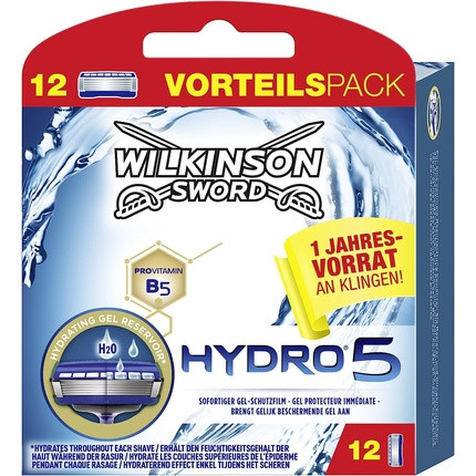 Wilkinson Sword Hydro 5 Men's Razor Blades 12 Pieces