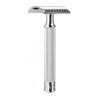 MÜHLE TRADITIONAL R41 Double Edge Safety Razor Open Comb for Men - Perfect for Every Day Use Barbershop Quality Close Smooth Shave Chrome