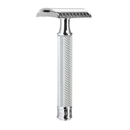 MÜHLE TRADITIONAL R41 Double Edge Safety Razor Open Comb for Men - Perfect for Every Day Use Barbershop Quality Close Smooth Shave Chrome