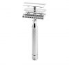 MÜHLE TRADITIONAL R41 Double Edge Safety Razor Open Comb for Men - Perfect for Every Day Use Barbershop Quality Close Smooth Shave Chrome