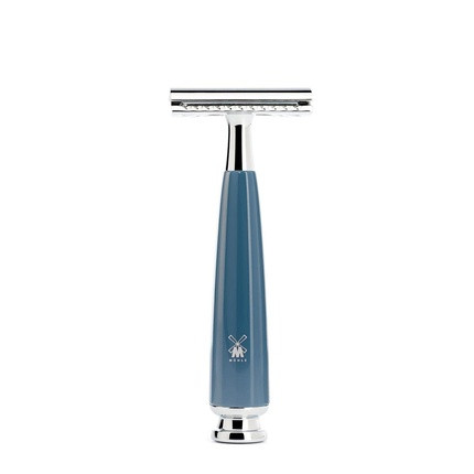 MÜHLE RYTMO Double Edge Safety Razor for Men Petrol Blue