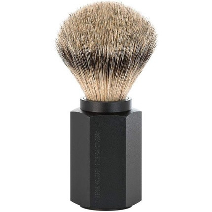 MÜHLE Hexagon Graphite Silvertip Badger Shaving Brush