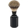 MÜHLE Hexagon Graphite Silvertip Badger Shaving Brush