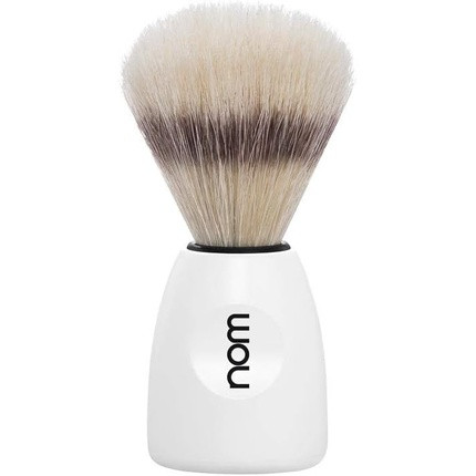 Nom Lasse Natural Bristle Shaving Brush White