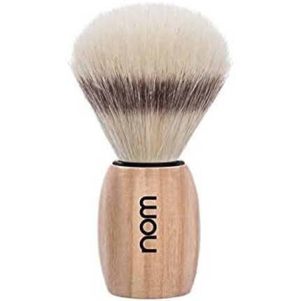 Nom Shaving Brush OLE Series Pure Bristle Natural Ash Wood