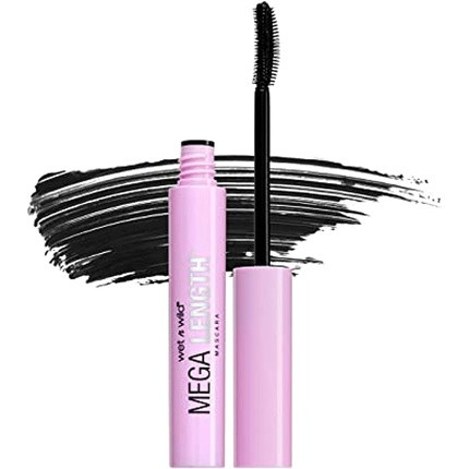 Wet 'n' Wild Mega Length Mascara Lengthening and Defining with Precision Comb Brush and Moisturizing Formula Very Black