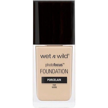 Wet 'n' Wild Photo Focus Foundation Matte High-Coverage Foundation with Light-Adjusting Complex Vegan Soft Ivory