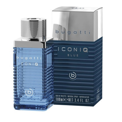 Bugatti Iconiq Blue Perfume for Men 100ml - Aromatic Aquatic Amber