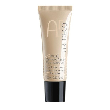 ARTDECO Fluid Camouflage Foundation Strong Coverage Makeup for Even Complexion 20ml 8 Neutral/Cashmere