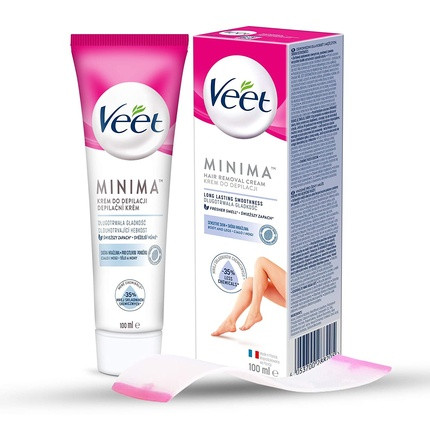 Veet Hair Removal Cream for Sensitive Skin with Silk & Fresh Technology 100ml