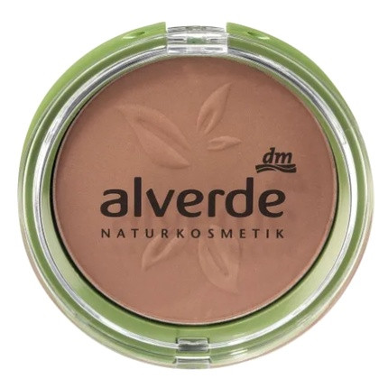 Alverde Radiant Glow Bronzing Powder - Natural Sun-Kissed Effect, 10g