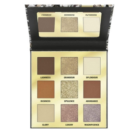 Catrice Jewel Overload Eyeshadow Palette C01 Golden Opulence 9 Brown Shades Glittery Matte Metallic Shimmery Instant Result 7.2g