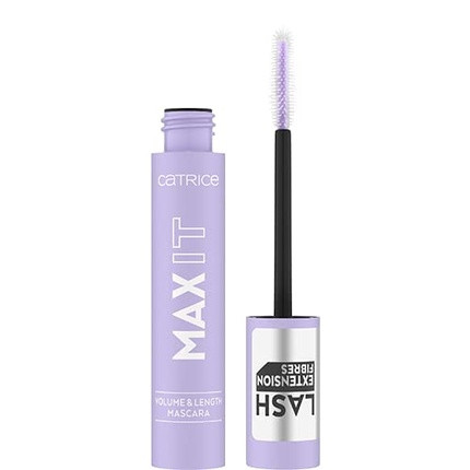 Catrice MAX IT Volume & Length Mascara 010 Deep Black 11ml - Vegan and Intensely Pigmented