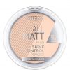 Catrice All Matt Plus Shine Control Powder No. 002 Banana Bright 10g - Yellow Fixing Powder for Combination Skin - Vegan and Nanoparticle Free