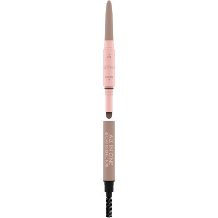 Catrice All In One Brow Perfector Eyebrow Pencil 010 Brown Long-Lasting Covering Defining Natural Vegan