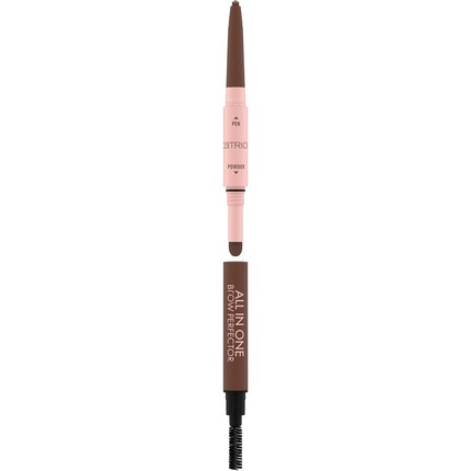 Catrice All In One Brow Perfector Eyebrow Pencil 020 Brown Long-Lasting Covering Defining Natural Vegan