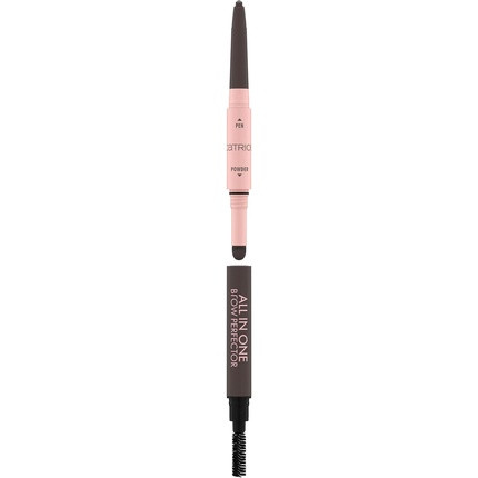 Catrice All In One Brow Perfector Eyebrow Pencil 030 Brown Long-Lasting Covering Defining Natural Vegan