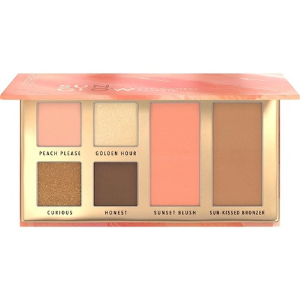 Catrice Sun Glow Eye & Cheek Palette Multicolor 6 Colors Long-Lasting Shimmering Matte Vegan Oil-Free Perfume-Free Alcohol-Free 10g