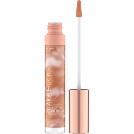 Catrice Marble-licious Liquid Lip Balm Nourishing Hydrating Softening with Coconut Oil Glossy Non-Sticky Finish with Tint of Color Vegan Cruelty Free 30 Don't Be Shaky