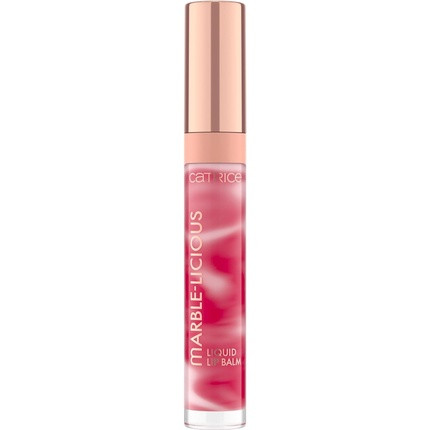 Catrice Marble-licious Liquid Lip Balm Nourishing Hydrating Softening with Coconut Oil Glossy Non-Sticky Finish with Tint of Color Vegan Cruelty Free 40 Swirl It Twirl It