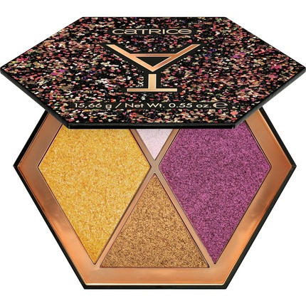 Catrice ABOUT TONIGHT Highlighter Palette C01 Multicolor 4 Colors Vegan Oil-Free Perfume-Free Alcohol-Free 15.66g