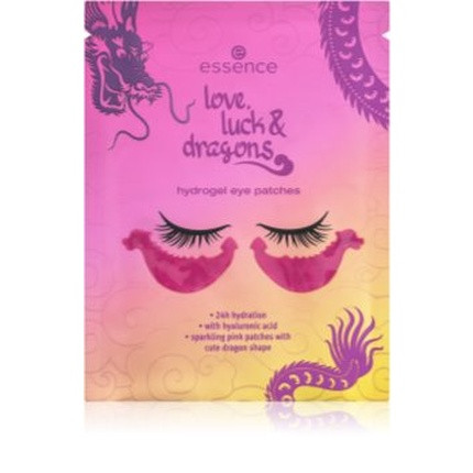 Essence Love Luck Dragons - Moisturizing Gel Mask For The Eye Area