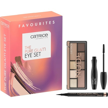 Catrice The Pure Glam Eye Set Mascara Multicolor Acetone-Free Vegan Without Microplastic Particles Without Alcohol 3 Pieces