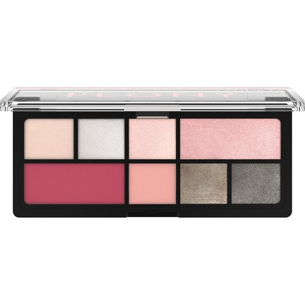 Catrice The Soft Peony Eyeshadow Palette Pink 8 Pink Shades High Pigment Shimmer Intense Color Glitter Vegan Microplastic and Perfume Free Oil-Free 9g