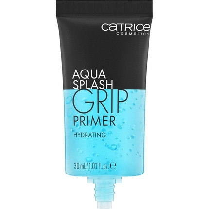 Catrice Aqua Splash Grip Primer Blue Moisturizing Long-Lasting Radiant Fresh for Dry Skin Vegan Oil-Free Paraben-Free Nanoparticle-Free 30ml