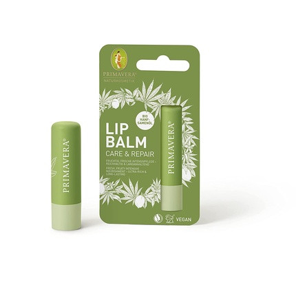 PRIMAVERA Lip Balm Care & Repair 4.6g Vegan Natural Cosmetics - Nourishing and Long-Lasting Lip Care